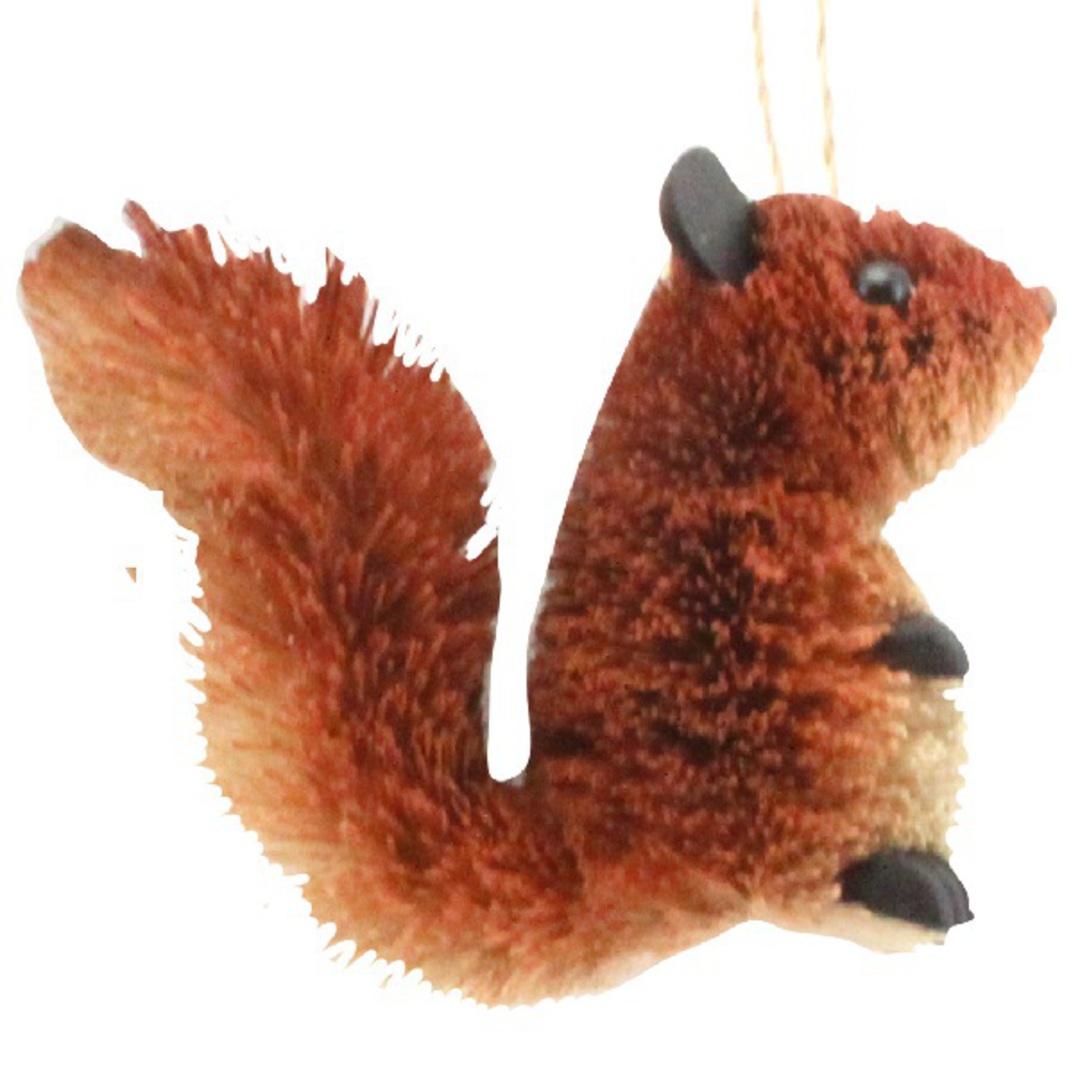 Bristle Brown Squirrel, Black Paws 12cm *ETA Nov image 0